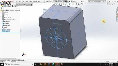 How to Create Fastening Feature Vent in Solid Works