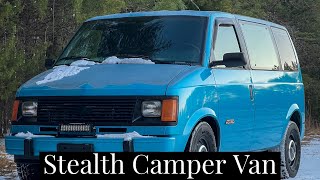 Simple Chevy Astro van camper build!