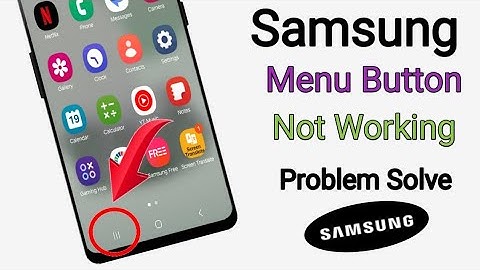 How to Fix Samsung Menu Button Not Working Problem Working On Samsung Menu/Recent Button Not.