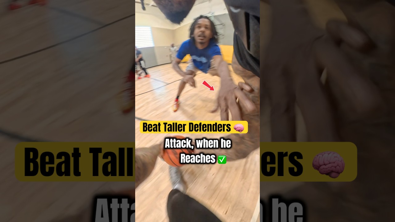 How To Beat Taller Defenders In Basketball 🧠🏀 