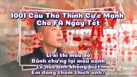 1001 tus chúc Tết hay và thả thính