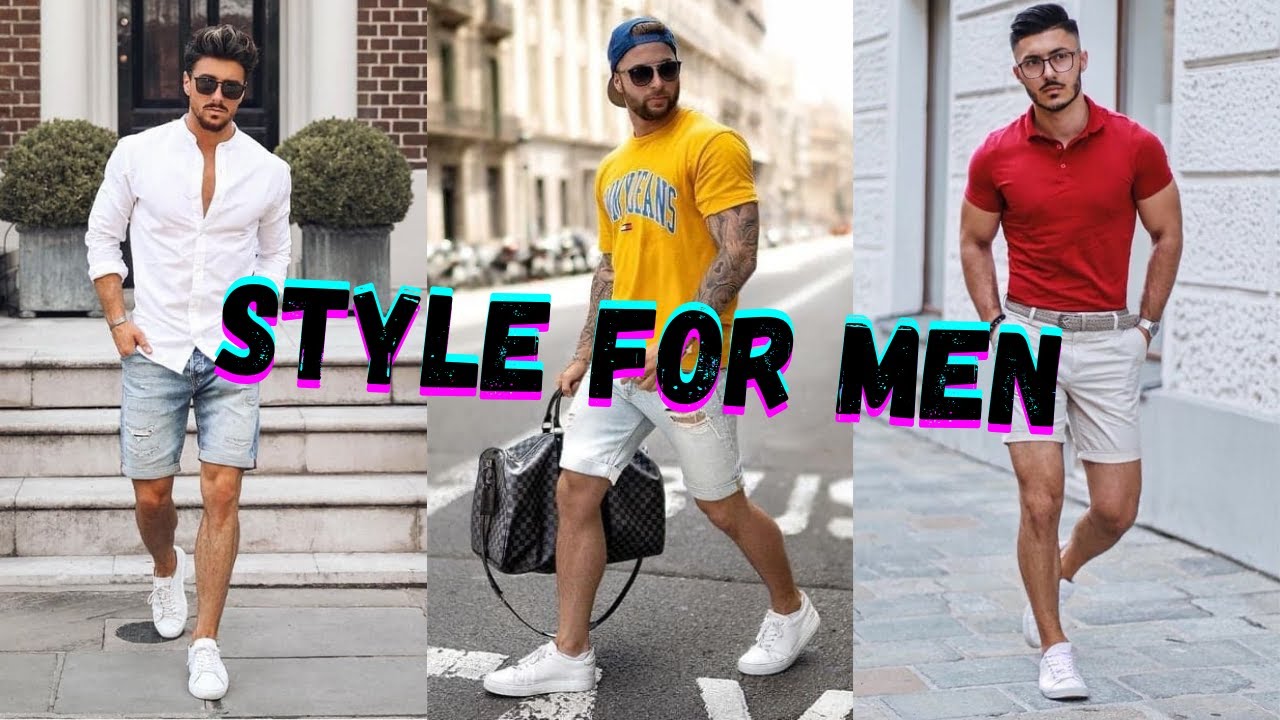 OUTFITS PARA HOMBRE CON SHORT PARA LA PRIMAVERA O VERANO 2021 - YouTube