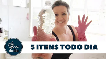 O que limpar todo dia?