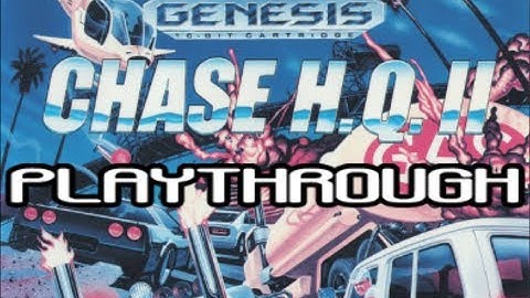 Chase HQ 2 - Sega Genesis / Megadrive Playthrough