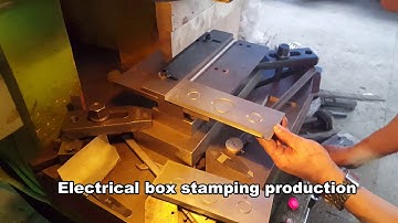 Electrical Junction Box Punch Press Machine | Automatic stamping production from KRRASS