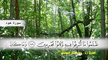 سورة هود من ( ايه 108 ) الى نهايه السورة و سورة يوسف الى ( ايه 6 ) بصوت القارئ د.جهاد المومني