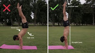 HOW TO DO A HANDSTAND FORWARD ROLL| HANDSTAND FORWARD ROLL TUTORIAL - Panda Circus