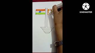 Indian Flag & Sanatan Dharam Flag drawing 2024🙏🙏