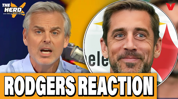 Colin Cowherd reacts to Aaron Rodgers signing w/ Pittsburgh Steelers | THE HERD NFL