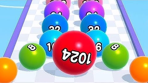 BALL RUN 2048⭐🚀🏳️‍🌈Pro Gameplay Android,iOS Mobile Game (Part 34)