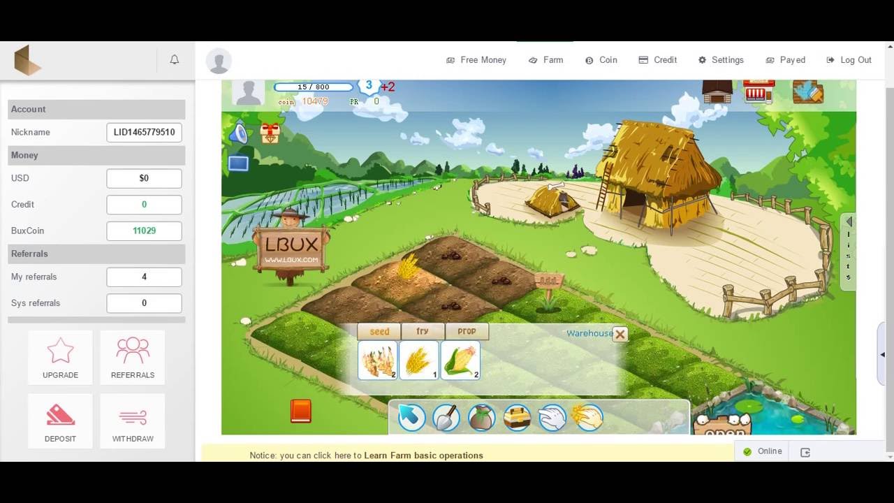 Colheita LBUX - nova torneira Bitcoin - YouTube