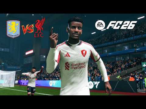 FC 26 - Aston Villa VS Liverpool | English Premier League 25/26