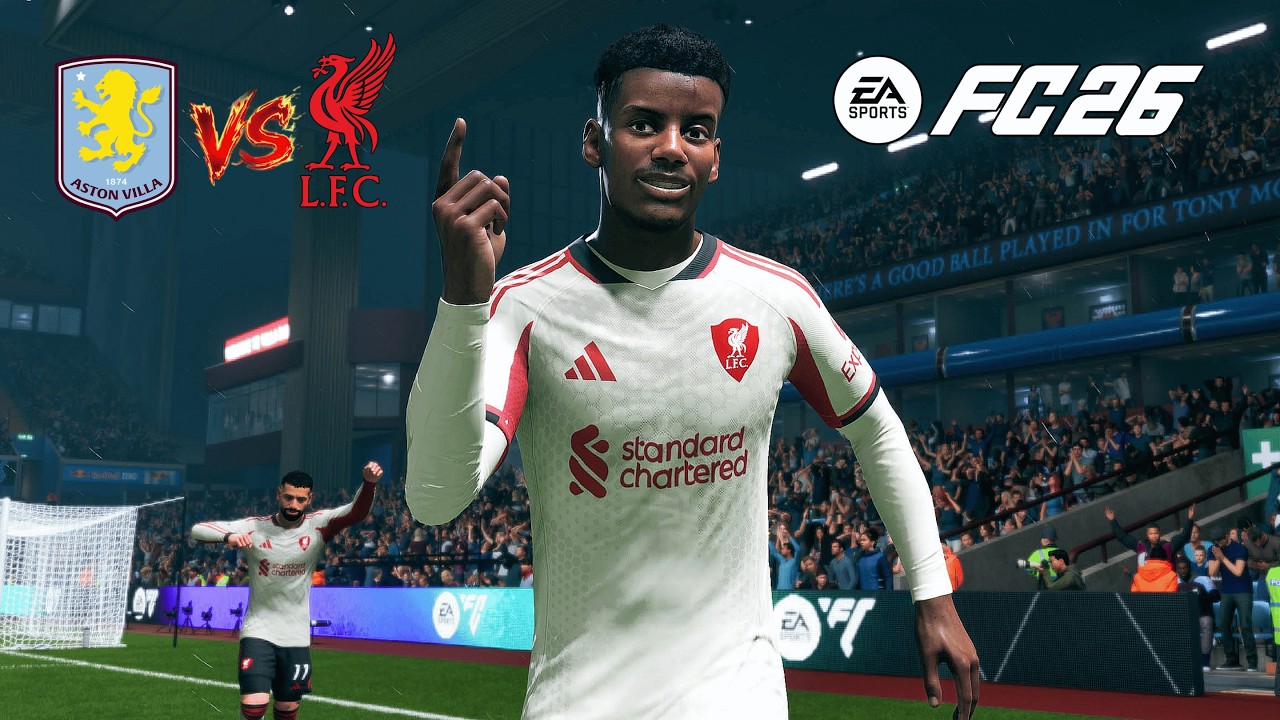 FC 26 - Aston Villa VS Liverpool | English Premier League 25/26