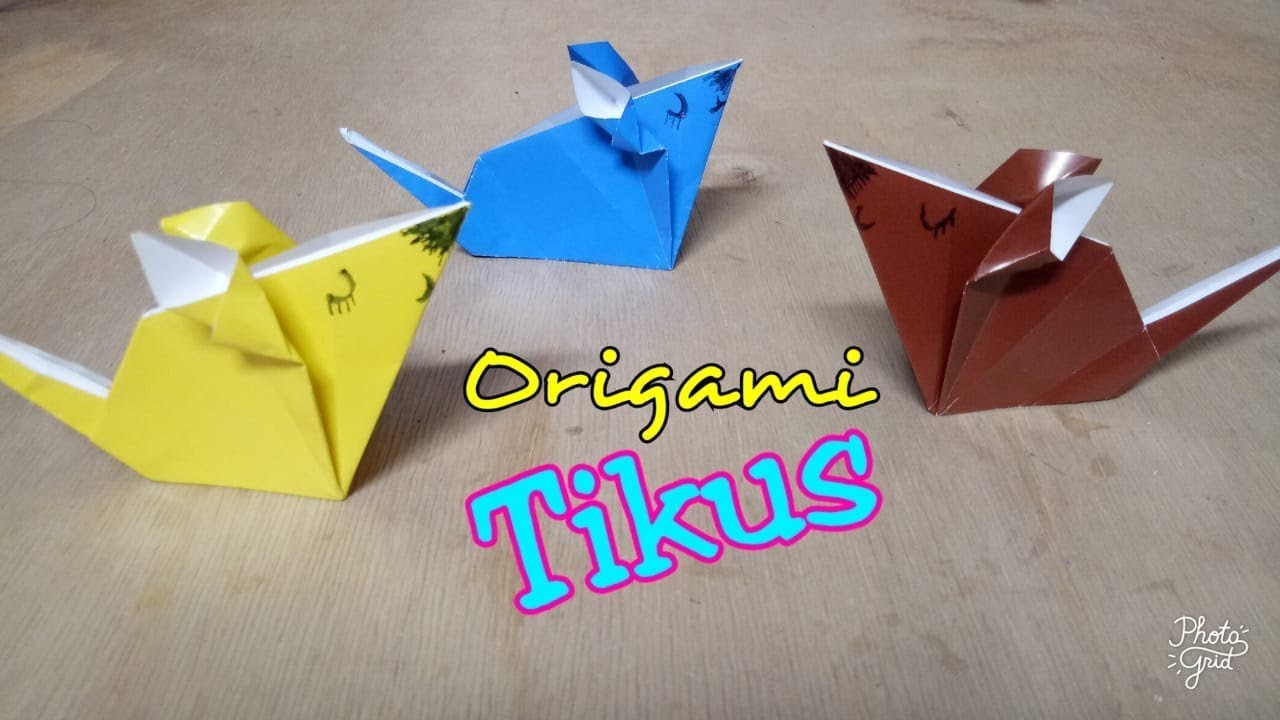 Cara membuat origami tikus YouTube
