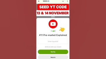 SEED Verify Code | Pre market Explained | SEED
