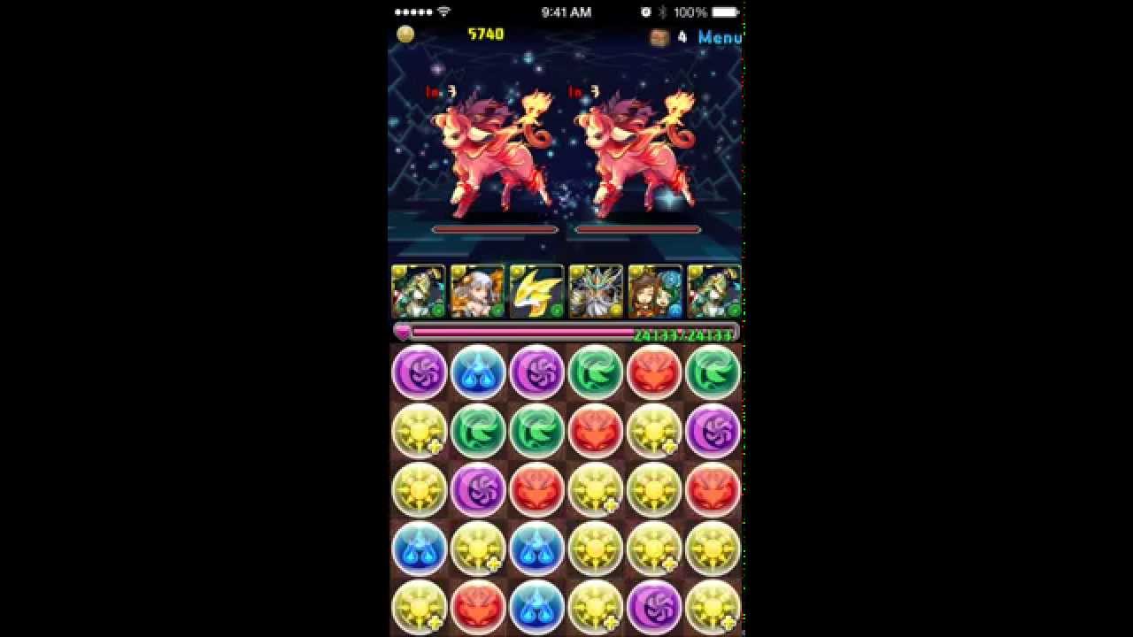 [Puzzle and Dragons] Starry Night- Athena team Non Rem team