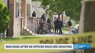 GRPD: Man shot, killed by officer after throwing Molotov cocktails, stabbing K9