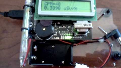 Geiger counter based on Android