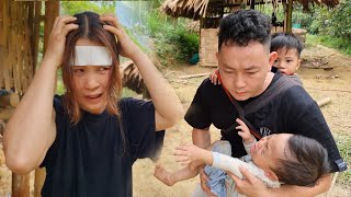 Single mother farm: An is seriously ill, the guy picks up the child - Builds a duck coop with bamboo