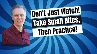 Dont Just Watch Technology Videos Do Them Audio Barnyard Bytes