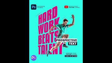 Perspective Text Effect in Photoshop💯 #edit #photoshoptutorial