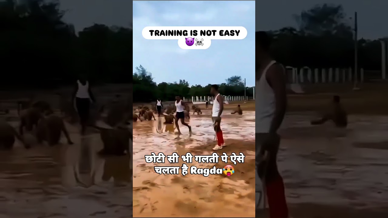 agniveer training ragada time. 