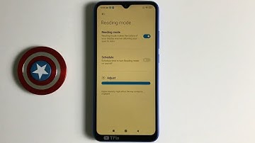 How to enable/disable Reading mode on Xiaomi Redmi 9A Android 10