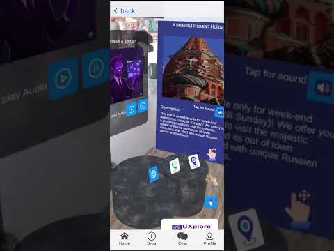 AR Spatial Stall Railway Station — location based drop cut at Railway station stall · Tourism