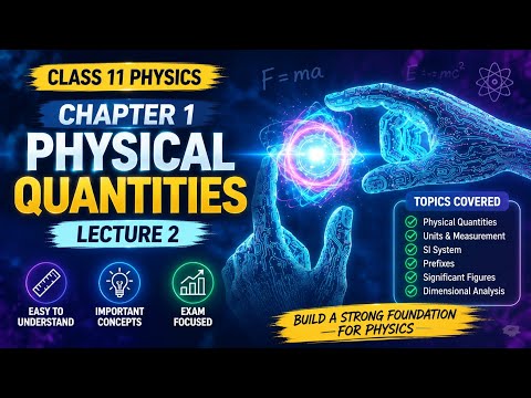 Class 11 Physics | Chapter 1: Physical Quantities | Lecture 2