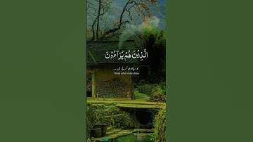 الآية 5 من سورة الماعون بصوت القارئ عبدالرحمن مسعد. #سورة_الماعون #quran #عبدالرحمن_مسعد  #دين