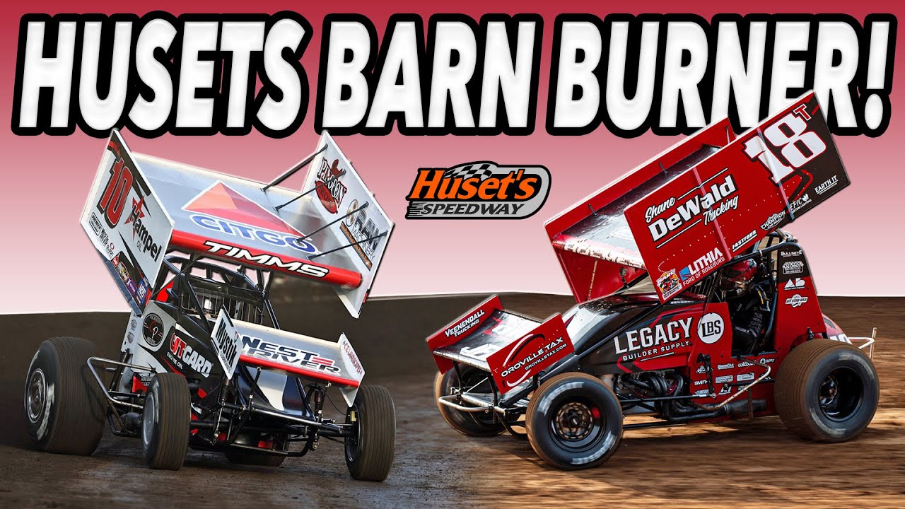 A BARN BURNER AT HUSETS SPEEDWAY!