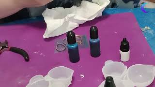 #34 comparing UV resin in mermaid beach pendant