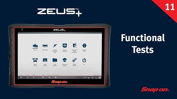Functional Tests: ZEUS+™ (Pt. 11/13) | Snap-on® Training Solutions®