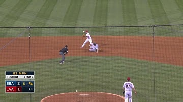 SEA@LAA: Aybar, Featherston team up to turn two