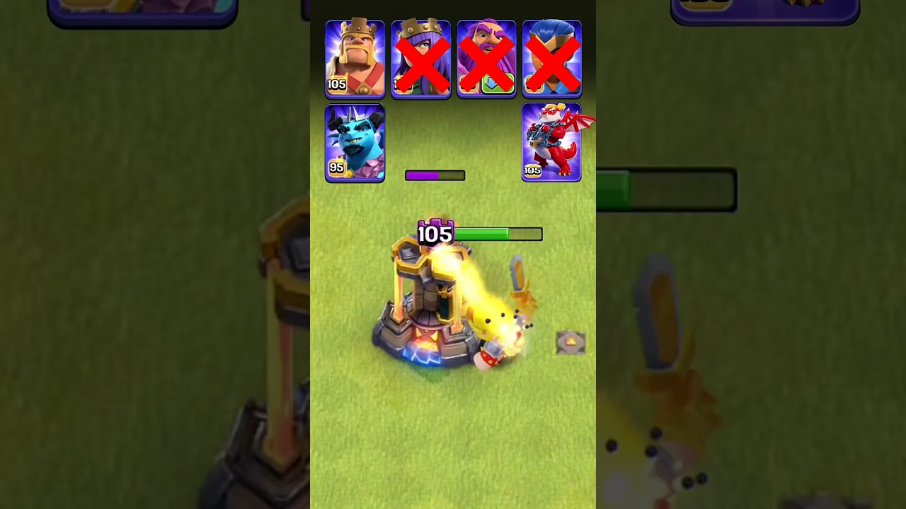 Which hero can beat maxed inferno tower? Clash of Clans