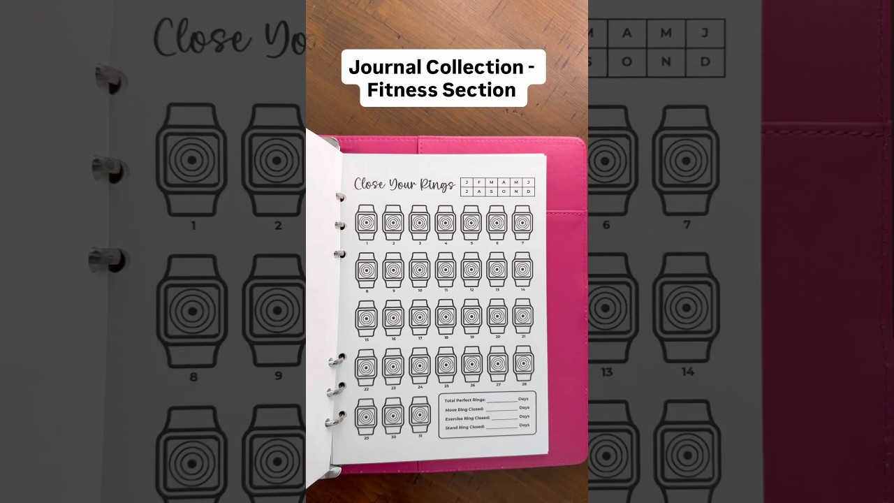 Exploring the fitness section of the 2026 Journal Collection! 