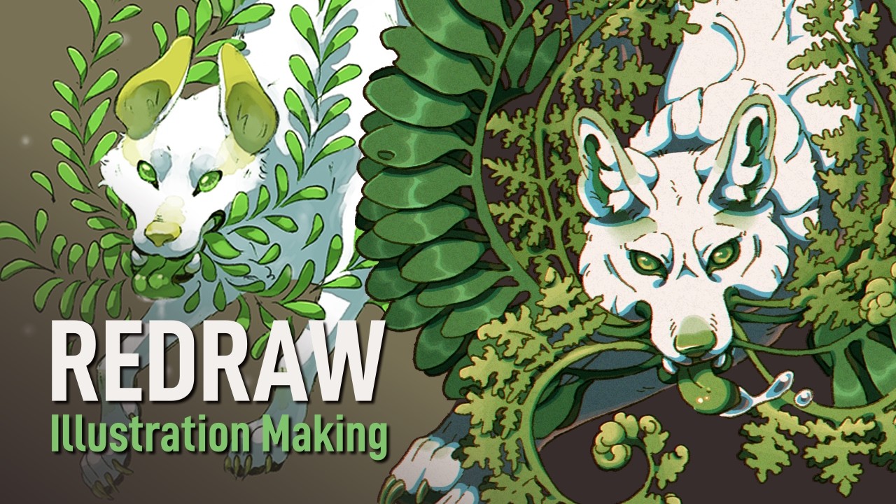 Redrawing My Favourite Drawing From 2015 - YouTube