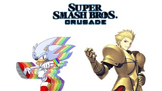 super smash bros cmc v8- modo clássico com true hyper sonic e gilgamesh