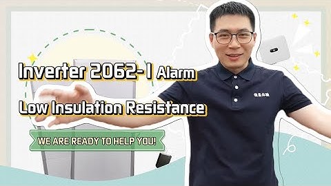 (English) PV Guru - Inverter 2062-1 Alarm, Low insulation resistance