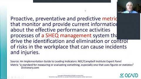 Using Leading and Lagging Indicators to Improve Safety Culture