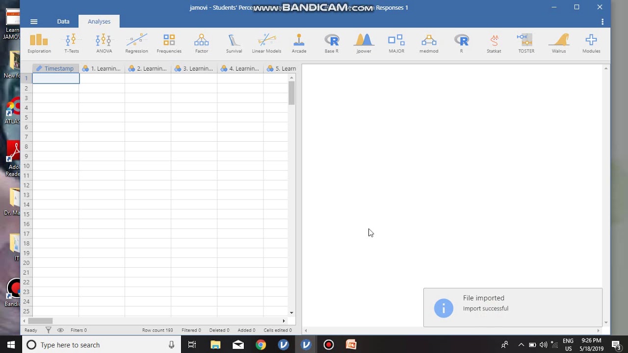 Jamovi Part4 open, import and export data file - YouTube