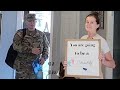 Soldier Comes Home to Surprise Pregnancy Announcement