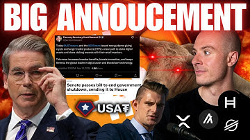 Big Announcement! The Treasury And IRS Change Crypto ETP Staking Rules.. USAT Is Coming! Gov Update