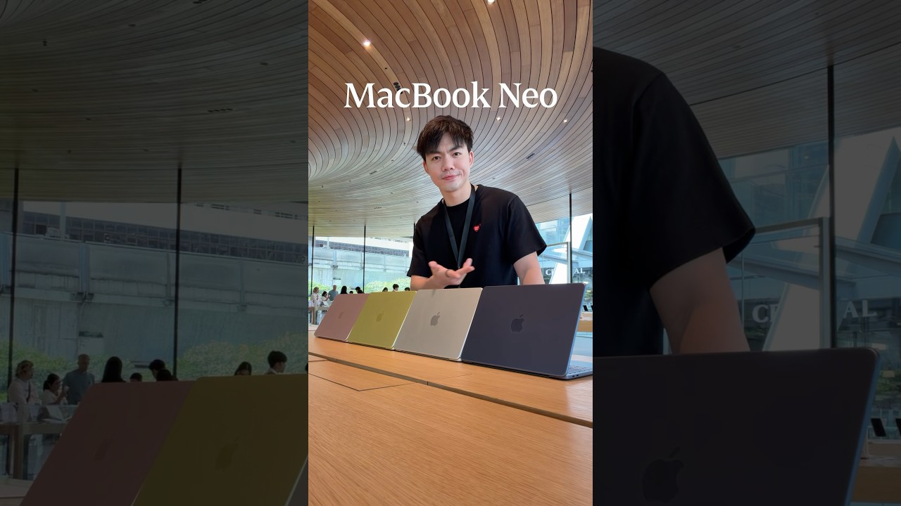 MacBook Neo สีไหนสวยสุด?