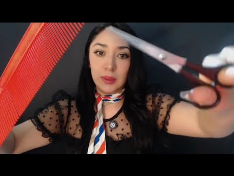 Asmr en Español BARBERÍA MUY  RELAJANTE 💈💇‍♂️🪒 💇‍♀️