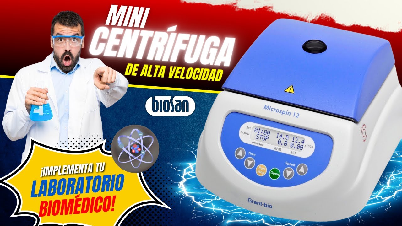 Mini centrífuga de alta velocidad "Microspin 12" - Biosan