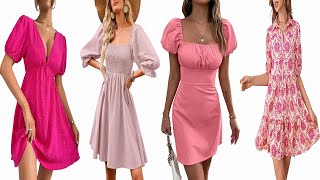 Top 20 Stylish For pink mini dress with puff sleeves Ideas 2023