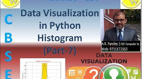 DATA VISUALIZATION part 7 | HISTOGRAM | INFORMATICS PRACTICES WITH PYTHON | CLASS 12 | CBSE