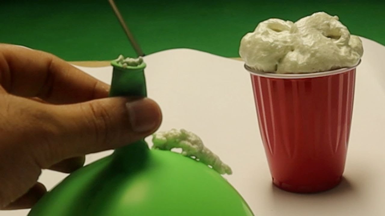 expanding foam experiments YouTube