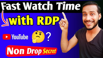 How to Complete 4000 Hours Watch Time with RDP Fast | 4000 Hours Watch Time Kaise Pura kare 2022